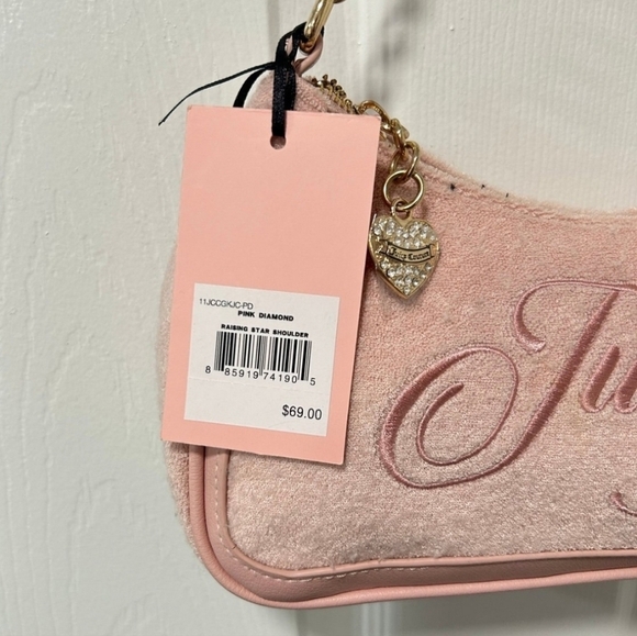 💕💛 Juicy couture 🔹️raising star shoulder bag- PINK DIAMOND ✨️💞 - Picture 5 of 5